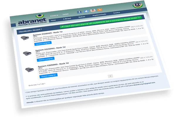 Abranet lança serviço gratuito de classificados