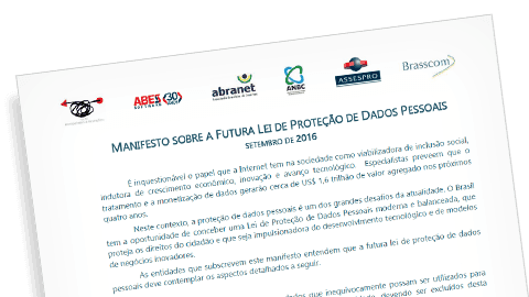 Em manifesto, Abranet e outras entidades pedem criação de autoridade para fiscalizar lei de proteção de dados