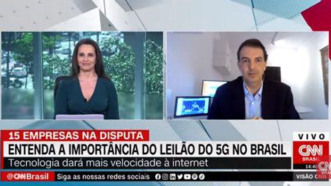Abranet explica impacto do 5G em entrevista ao vivo à CNN Brasil